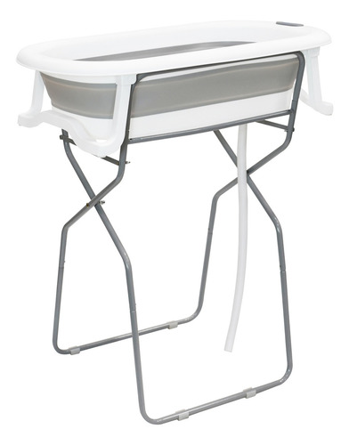Bañera Plegable Infanti Gris Con Soporte