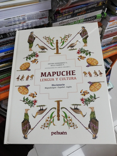 Libro Mapuche Lengua - Diccionario Español Inglés Mapudungun