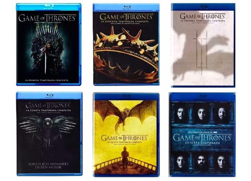 Game Of Thrones Juego De Tronos Paquete 6 Temporadas Blu-ray