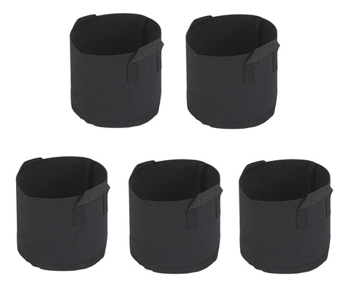 Generic 5 Sacos De Cultivo Não Tecidos Com Alças -