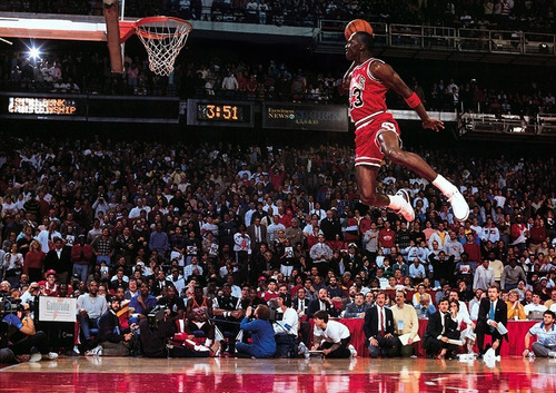 Poster Michael Jordan - Slam Dunk - Alta Calidad (50x70cm) 
