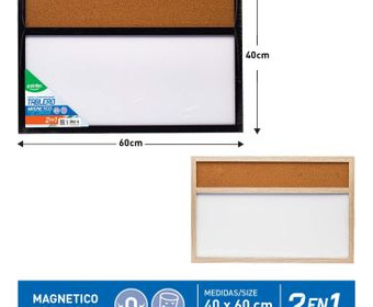 Tablero Blanco 40x60cm Magnético Mayor Y Detal 