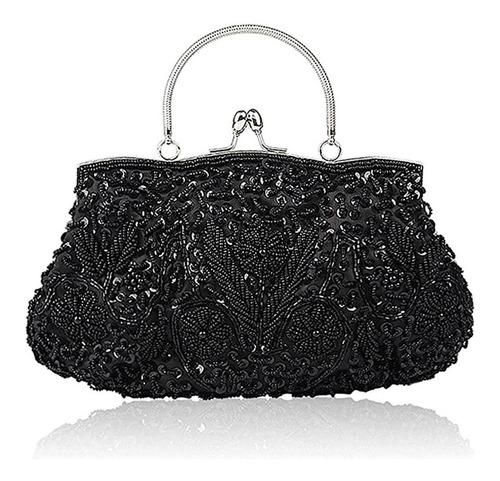 Bolso De Mano Vintage Con Cuentas Florales Para Bodas, Fiest