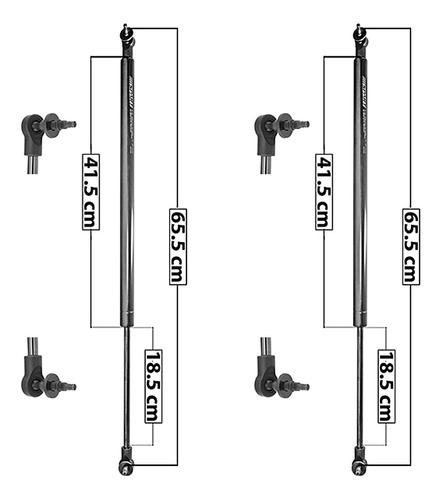 Set 2 Amortiguadores 5a Puerta Dodge Grand Voyager 01_07