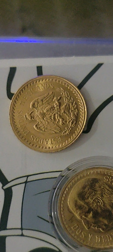 Hidalgo $2.5 Pesos 1945 Centenario Moneda De Oro (Usado)