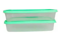 Comprar Set X2 Contenedor De Alimentos Rectangular 1430ml Plasutil