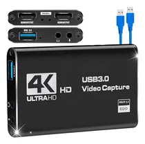 Comprar Placa De Captura Hdmi Usb 3.0 Áudio Vídeo Streaming 4k 1080p