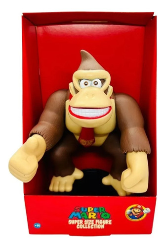 Boneco Donkey Kong Super Mario Bros Grande Kart 64 Coleção