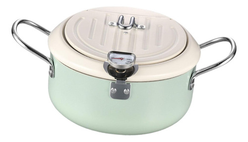 Deep Fryer Pot Soup Pot Frying Chicken Pot For Veggies Blue
