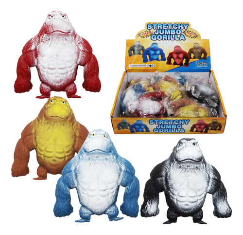 10 Juguete Gorila Arena 130 Gr Relajante Squishy Antiestres