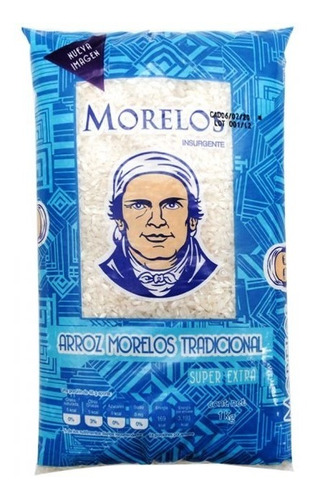 Arroz Super Extra Grano Grueso Morelos 1 Kg