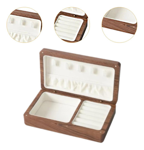 Joyero De Viaje Organizador De Joyas De Viaje Rectangular