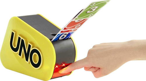 Juego Uno Attack Mega Hit Con Repartidor De Cartas Aleatorio
