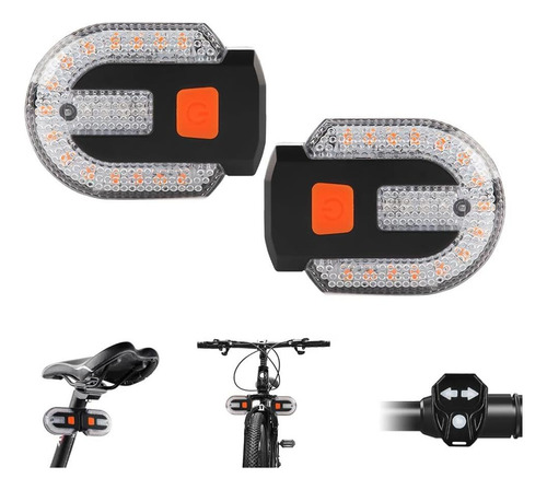 Luz Trasera De Bicicleta De Bicicleta Teguangmei 2pcs Con De