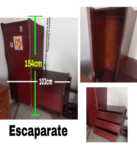 Escaparate De Madera Usado 