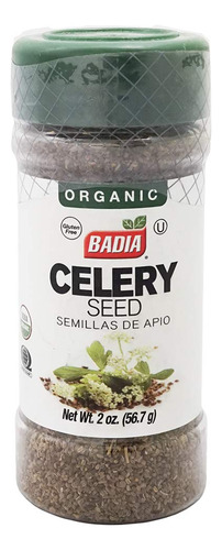 Badia Spices Semilla De Apio Orgánica, 2 Oz