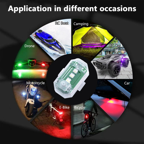 Luces Estroboscópicas Led Inalámbricas De Lecart Con Control