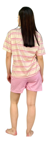 Pijama Mujer Sunpijam Short Unitalla Suave Tacto Algodón