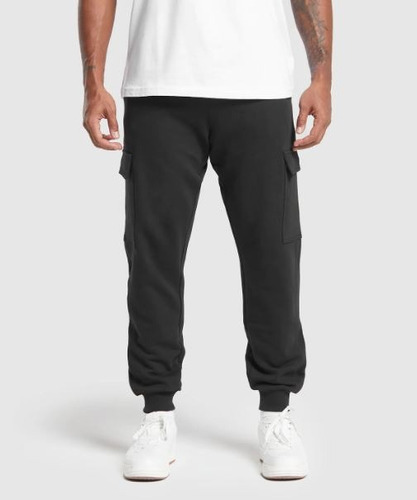 Gymshark Rest Day Essentials Cargo Joggers - Black