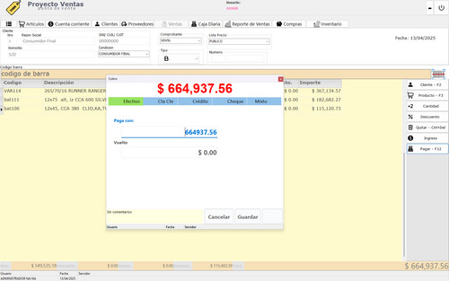 Punto De Venta - Software Facturacion Electrónica - Demo