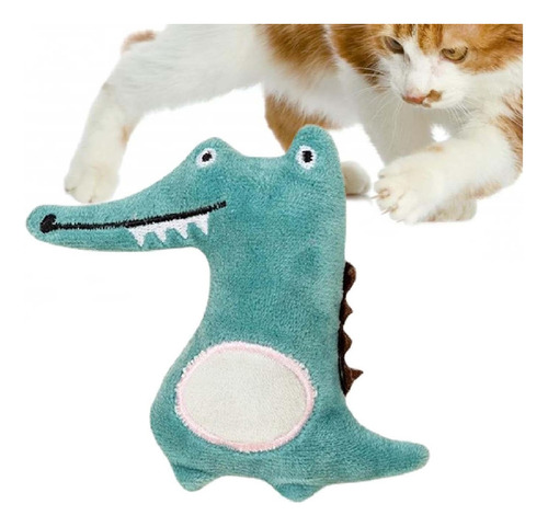 Brinquedo Jacaré Bicho De Pelúcia Para Pet Gatos Cachorros