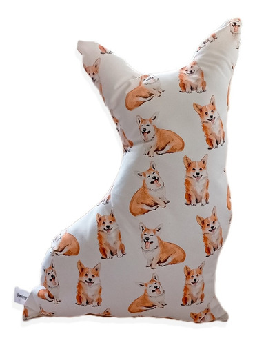 Imagen 2 de 3 de Cojín Con Forma Marca Orbelane Modelo Corgi
