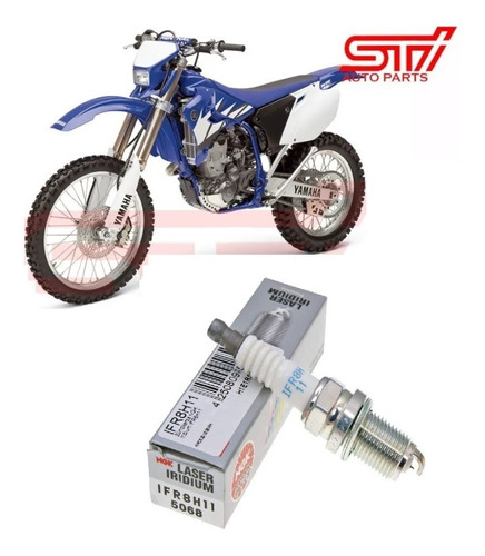 Vela Ngk Iridium Ifr8h-11 Honda Crf 450 R 2005