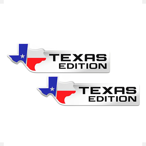 Emblemas Texas Edition Compatível Dodge Ram Ranger Cromado