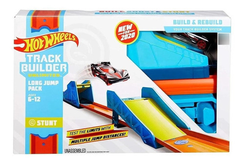 Hot Wheels Track Builder Pista Long Jump Pack Mattel Glc87 Cor Colorido