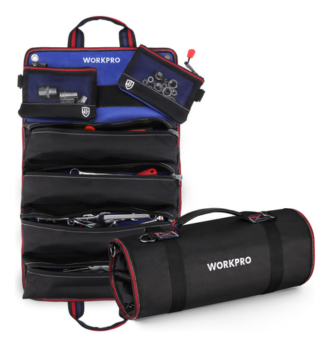 Workpro Bolsa De Herramientas Enrollable, Bolsa Enrollable D