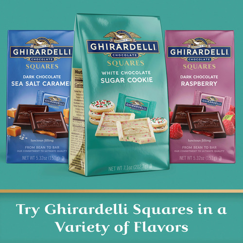 Ghirardelli Squares White Chocolate Sugar Cookie 202g Americ