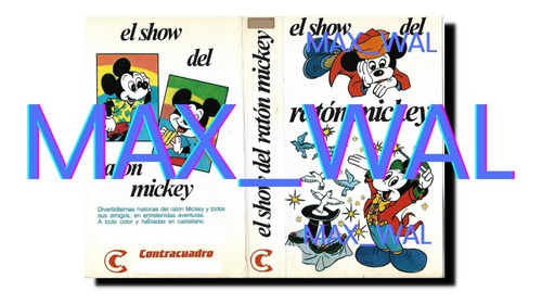 El Show Del Raton Mickey Vhs Infantil Contracuadro Vhs