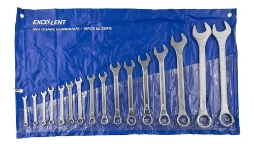 comprar Jogo De Chave Estrela Boca Combinada 6-32mm 16 Pçs Eda 1wu