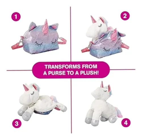 Peluche Cartera Unicornio Em