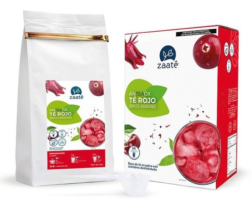 Té Rojo Zaate Tisana 800 Gramos Cereza, Jamaica Y Arándanos