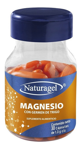 Magnesio 500 Mg Con Germen De Trigo C/30 Caps Naturagel
