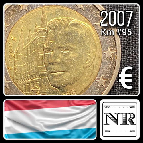 Luxemburgo - 2 Euros - Año 2007 - Km #95 - Grand Ducal