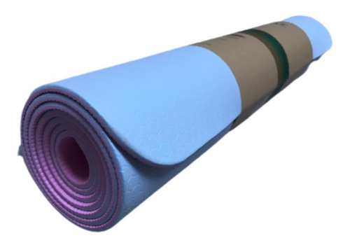 Colchoneta Mat De Yoga 6 Mm Enrollable Pilates Con Bolso