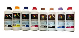 8 Litro Tinta Universal Eps Hp Can Br Dye Pigment Base Agua
