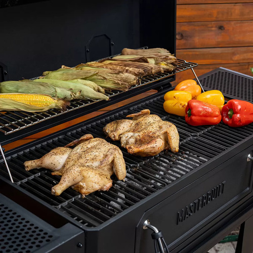 Asador A Carbon Con Ruedas Masterbuilt De Alta Gama