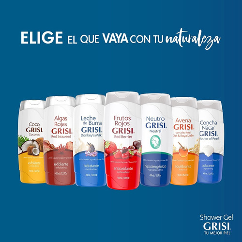 Jabón Líquido Corporal Grisi Avena 450ml