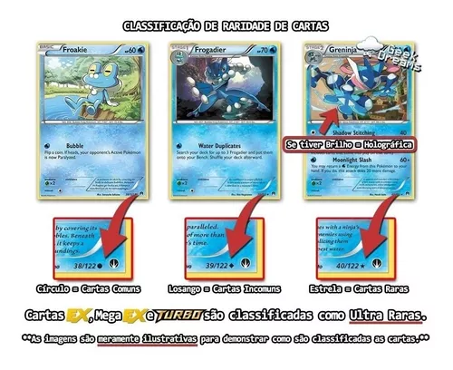 Kit Cartas Pokémon: 3 Pokémon Gx + 100 Cartas + Brinde no Shoptime