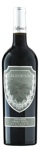 Vinho Americano Tinto Califortune Zinfandel Califórnia Garrafa 750ml