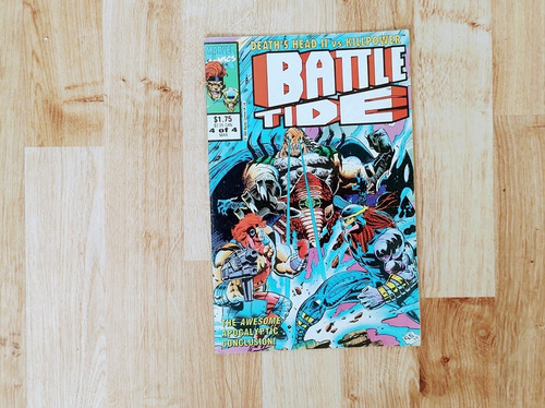 Comic En Ingles Marvel Battle Tide N°4 1993