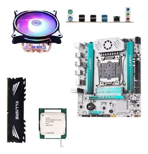 comprar Placa-mãe Qiyida X99 Gamer Xeon 2680v4 Ddr4 2133mhz