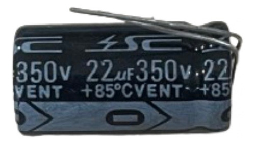 3pcs Capacitor Electrolitico 22uf 350v 2.5x1.0cm
