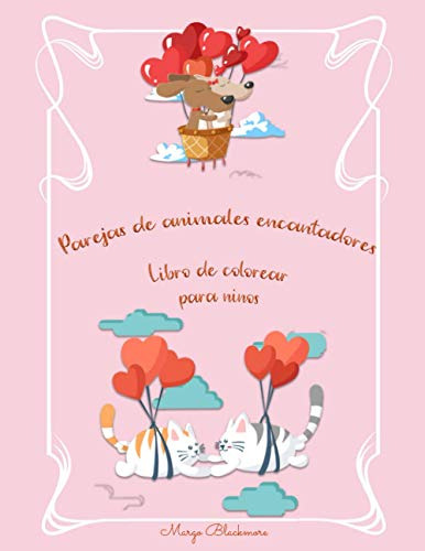 Parejas De Animales Encantadores Libro De Colorear Para Niño