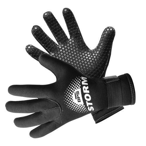 Guantes De Buceo De Neopreno Bps - Xs - Ebony Black
