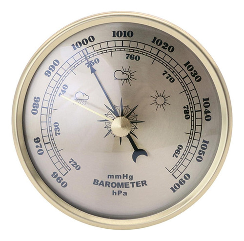 Barómetro Aneroide De 3,5'' For Colgar En Interiores Y