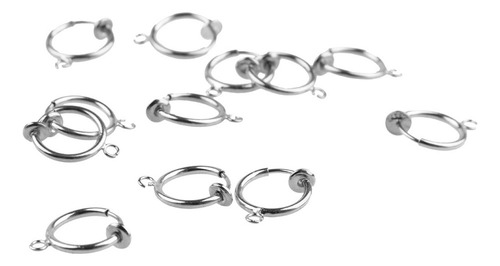 24pcs Hombres Mujeres Plata / Oro Aro Falso Nariz Labio